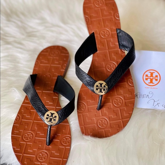 Tory Burch Shoes - Never worn Tory Burch Thora flip flops